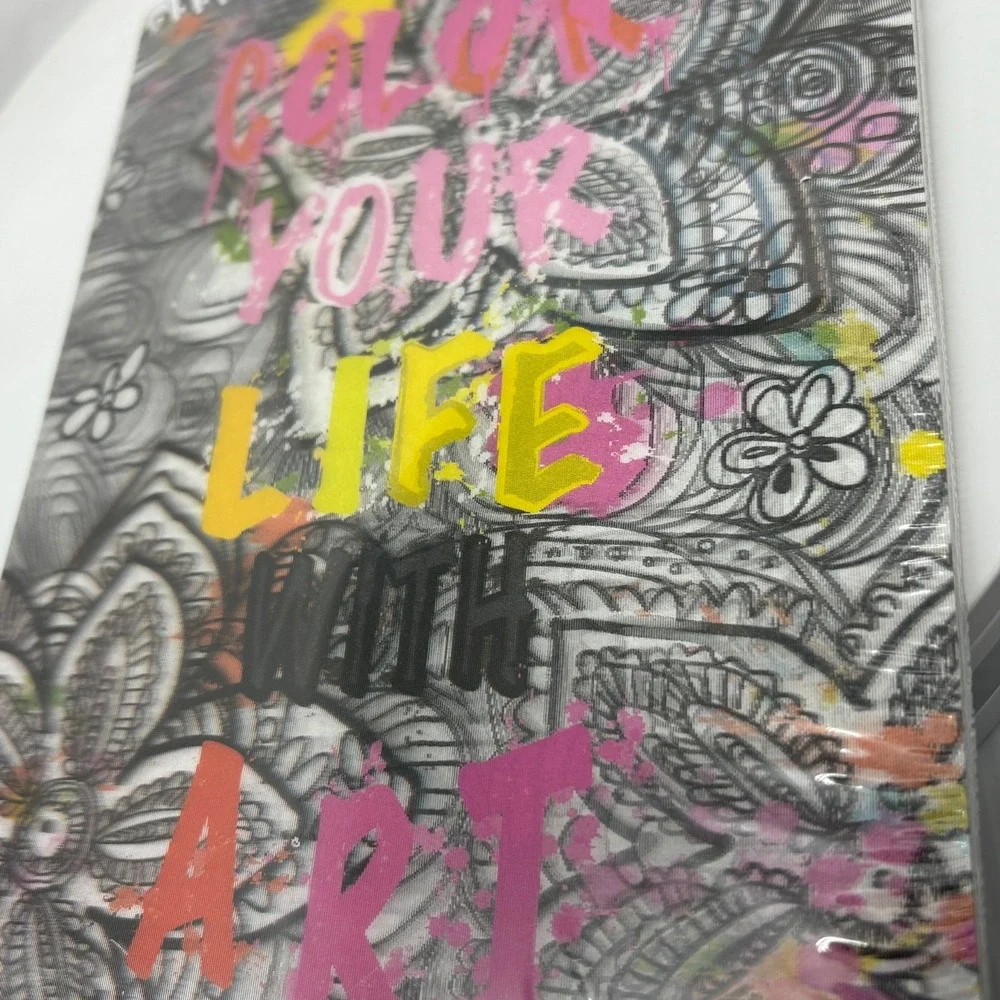 Coloring Activity‎ Book Iscream Color Your Life With Art 96 Pages NEW